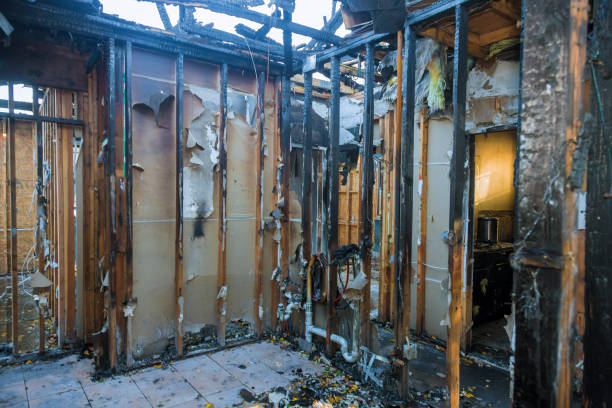 Professional Fire Damage Removal technician working in California, CA